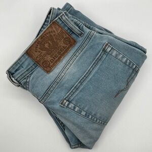 Diesel Jeans Mens 30 Light Blue Excellent Slim Straight Denim Pants